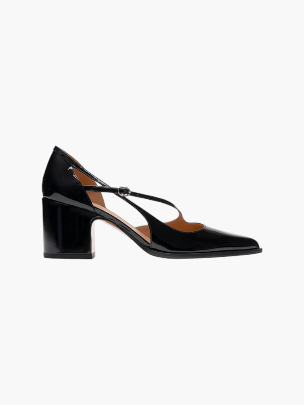 The Office Pumps | Patent Black