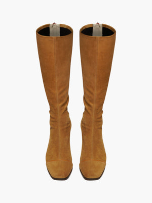 Twist Boots | Cognac Suede Twist Boots | Cognac Suede