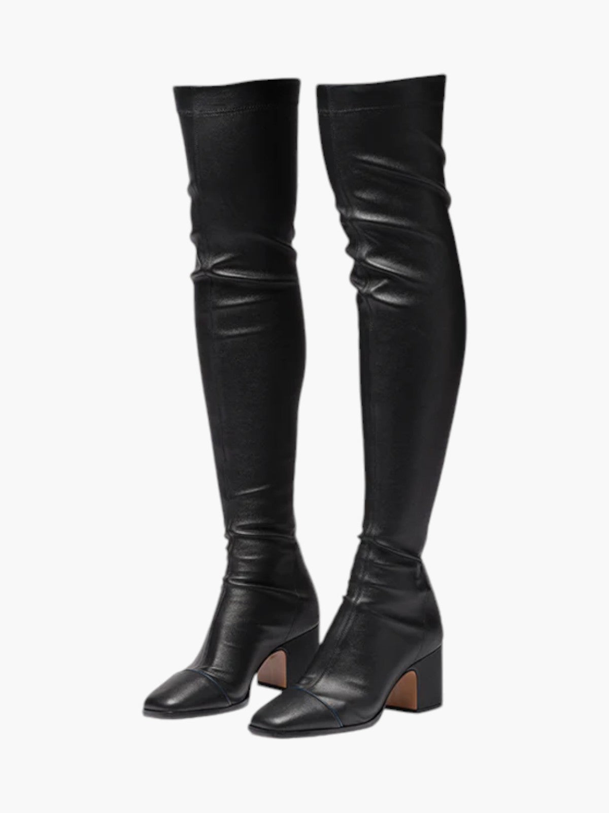 Whisper Over the Knee Boots | Nappa Stretch Black Whisper Over the Knee Boots | Nappa Stretch Black