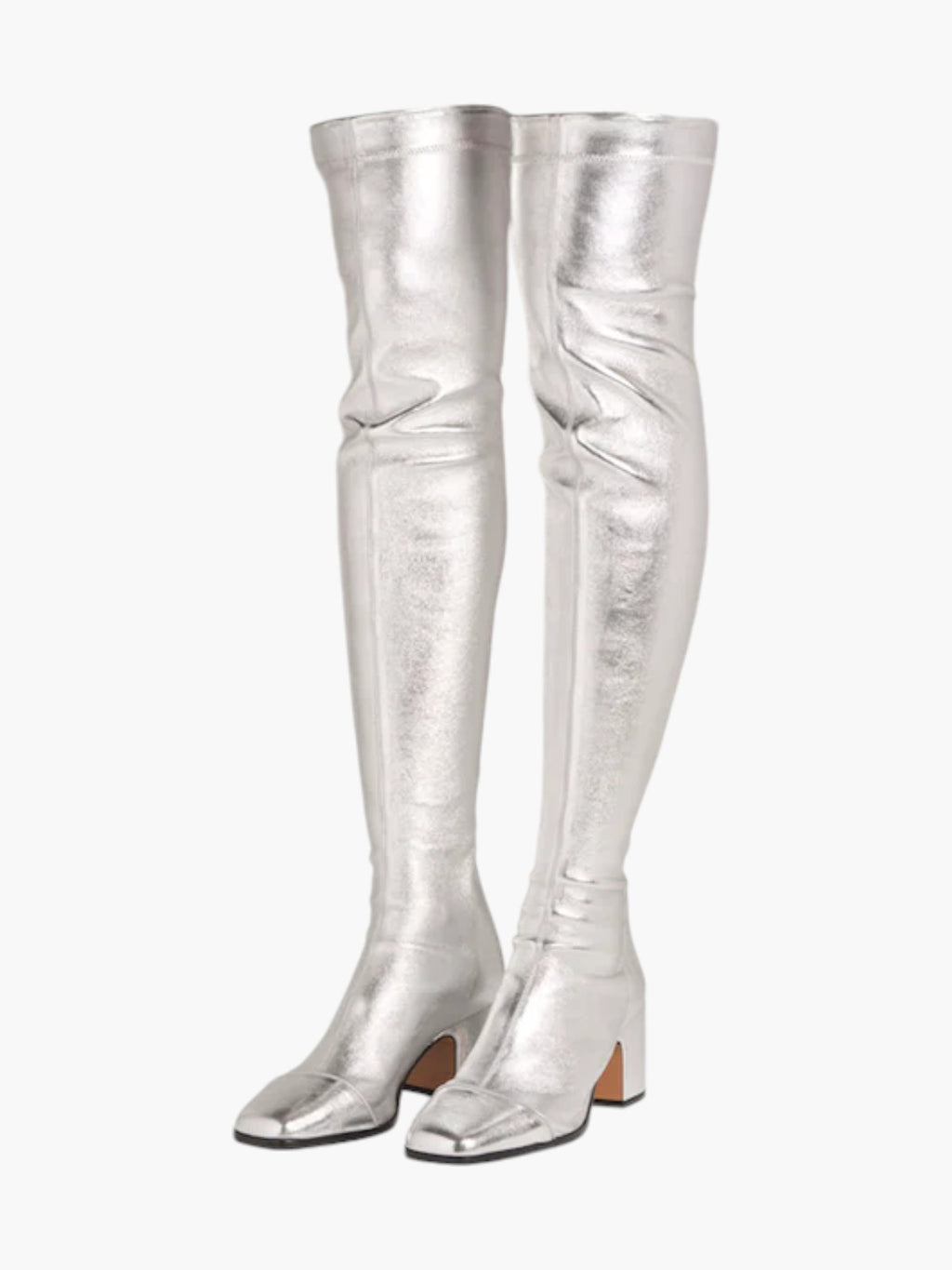 Whisper Over the Knee Boots | Silver