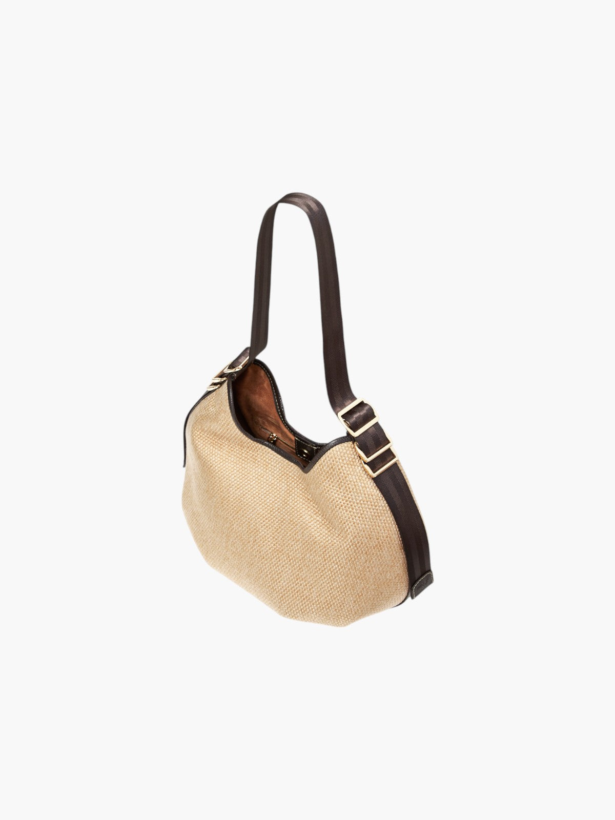 Bubble Textile Bag | Neutral/Black