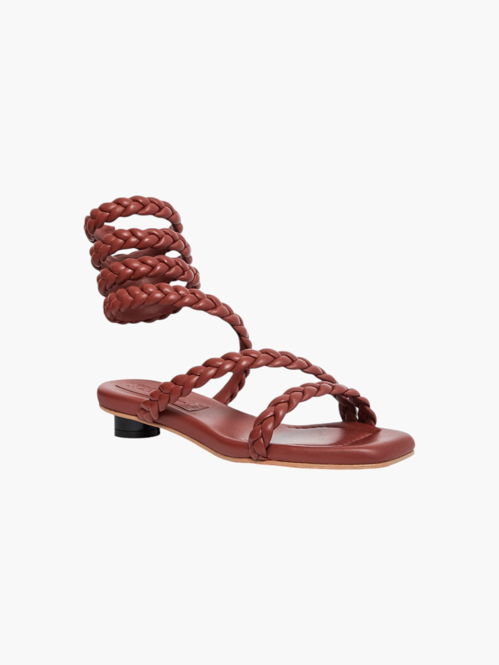 Roma Trenza Sandal | Burgundy