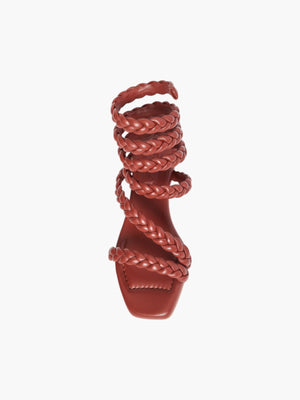 Roma Trenza Sandal | Burgundy Roma Trenza Sandal | Burgundy