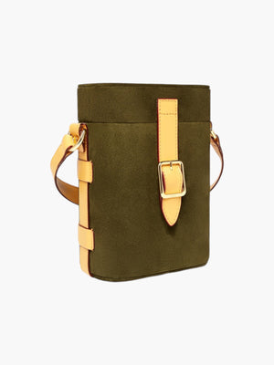 Mini Safari Bag | Army Suede Mini Safari Bag | Army Suede