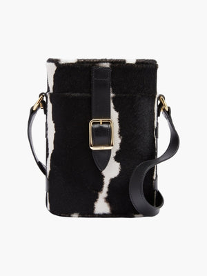 Mini Safari Bag | Black & White Haircalf Mini Safari Bag | Black & White Haircalf