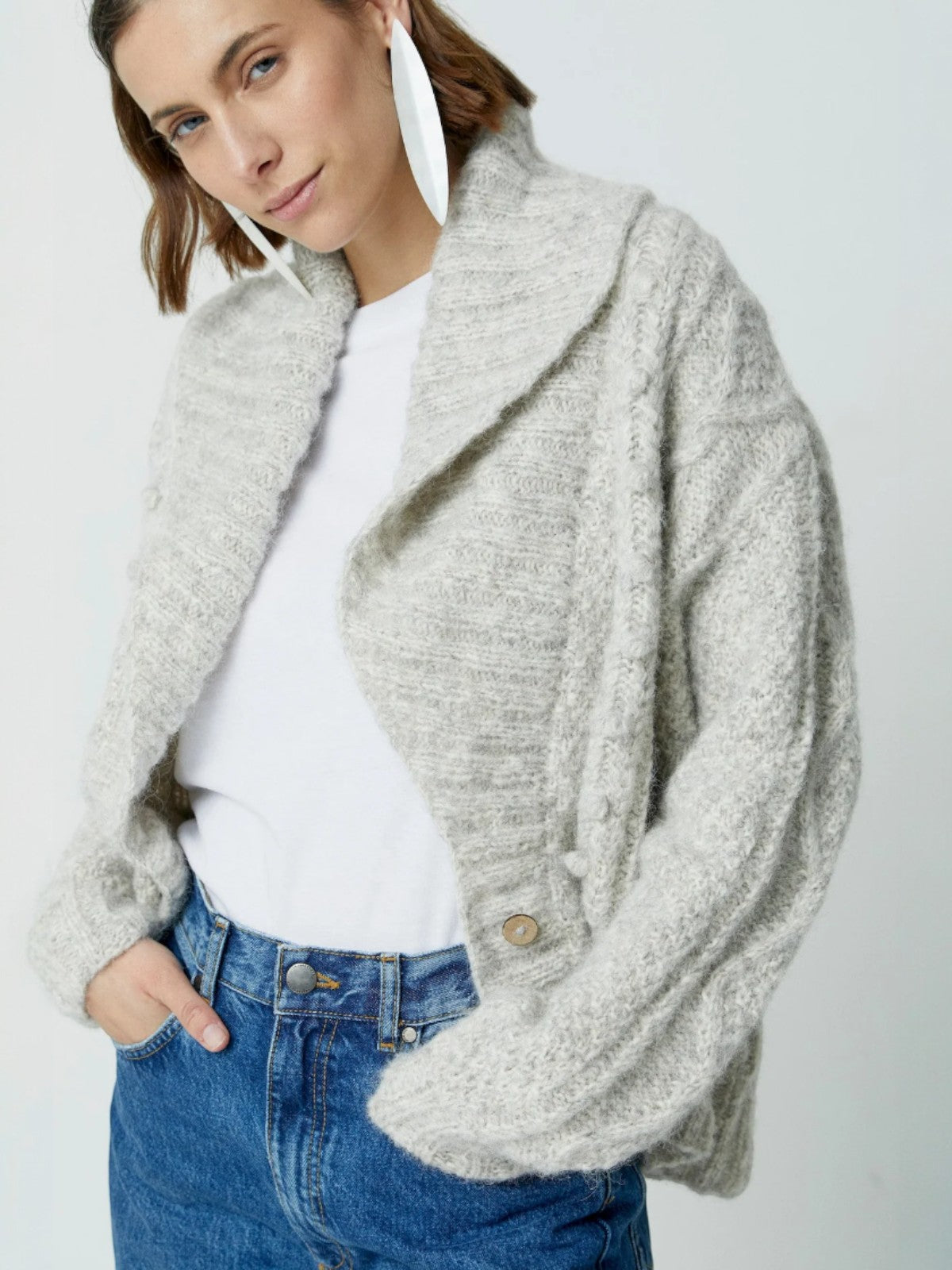 Fisher Cardigan | Dove