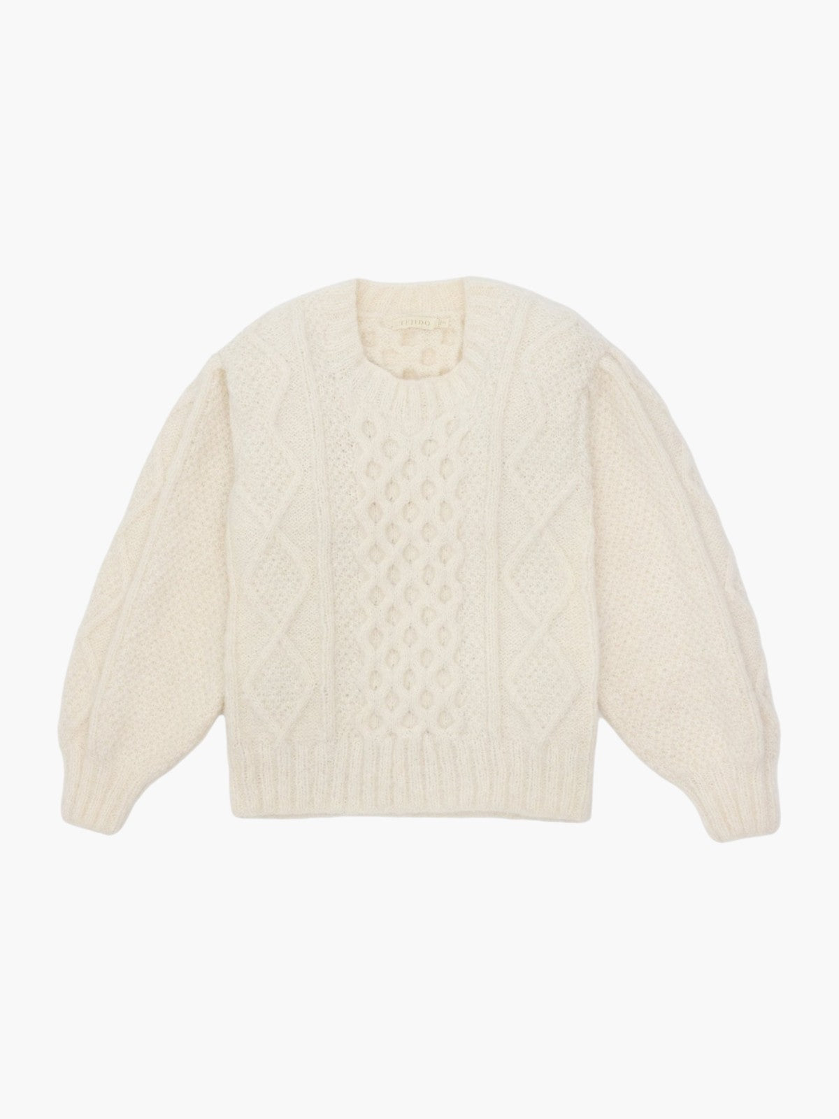 Fisher Puff-Sleeve Pullover | Ivory Fisher Puff-Sleeve Pullover | Ivory