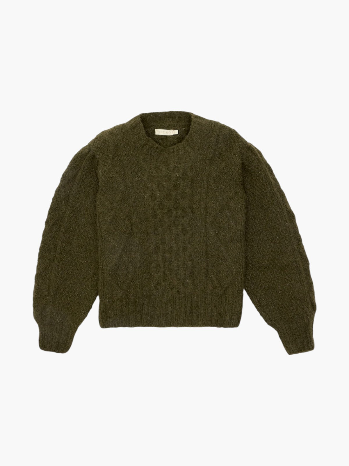 Fisher Puff-Sleeve Pullover | Forest Fisher Puff-Sleeve Pullover | Forest