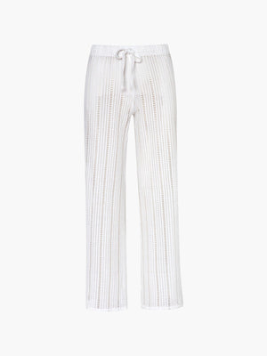 Adele Trousers | Ivory Geometric Adele Trousers | Ivory Geometric