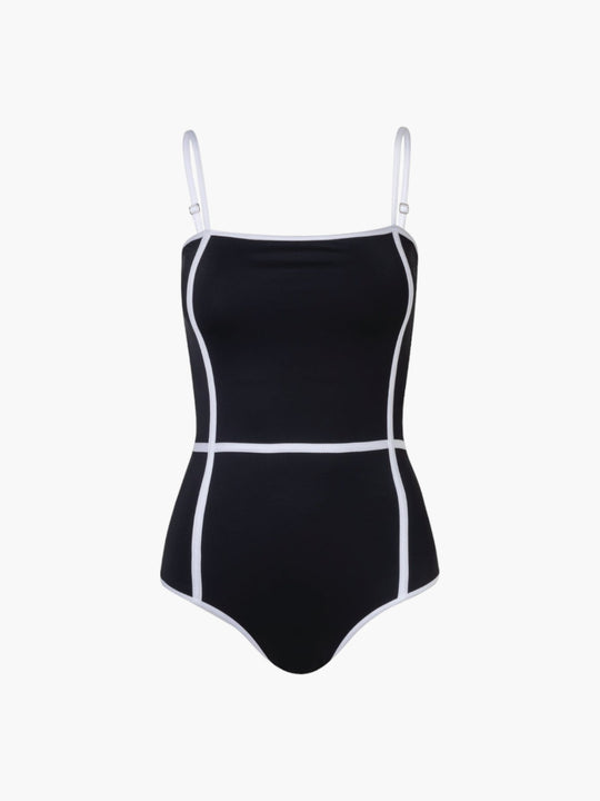 Allison One Piece | Black/White