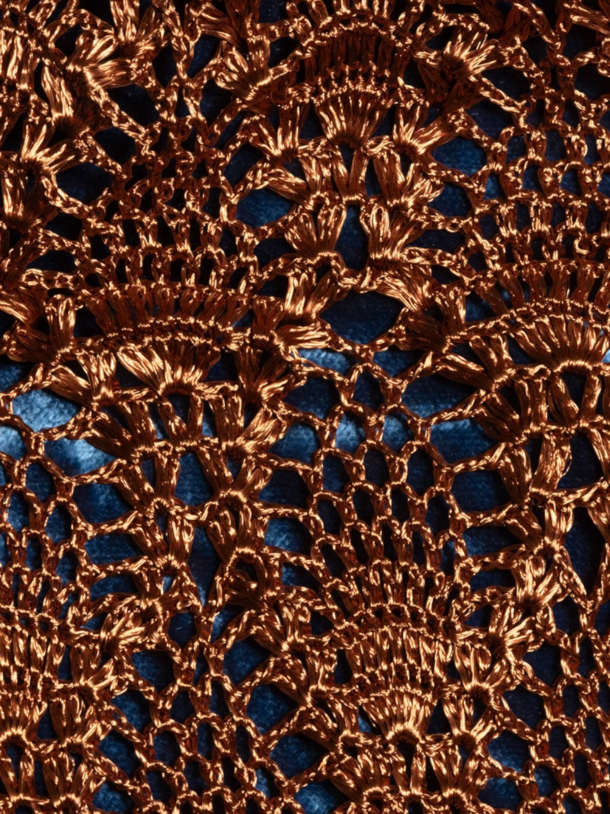 Pineapple Clutch | Copper/Blue Pineapple Clutch | Copper/Blue