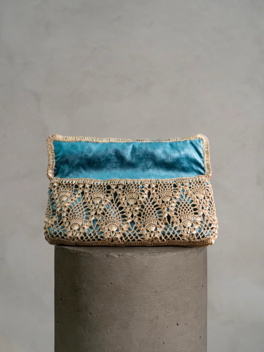 Pineapple Clutch | Gold/Emerald