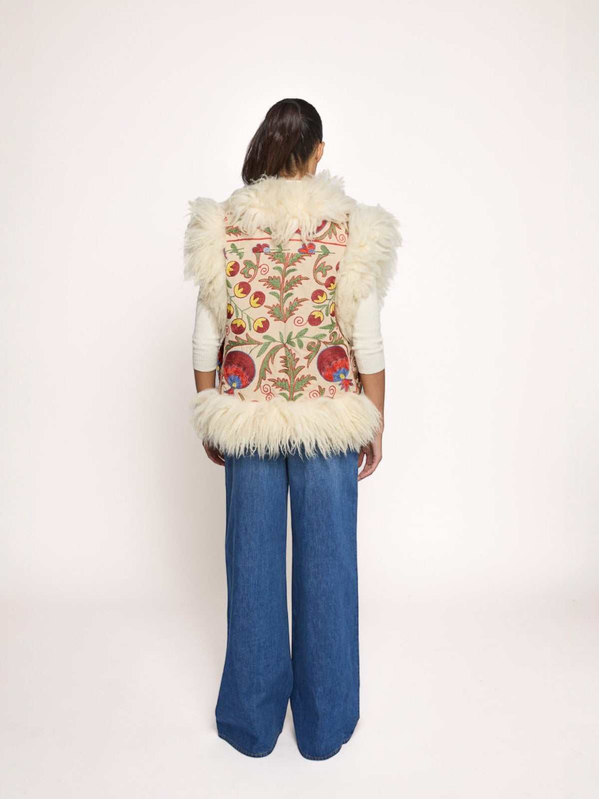 Aziz Waistcoat - M/L | Print/Ivory Aziz Waistcoat - M/L | Print/Ivory