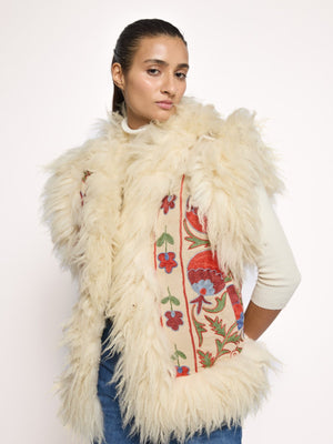 Aziz Waistcoat - M/L | Print/Ivory Aziz Waistcoat - M/L | Print/Ivory