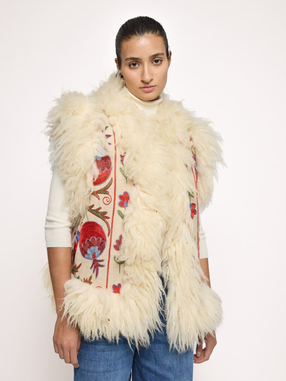 Aziz Waistcoat - M/L | Print/Ivory Aziz Waistcoat - M/L | Print/Ivory