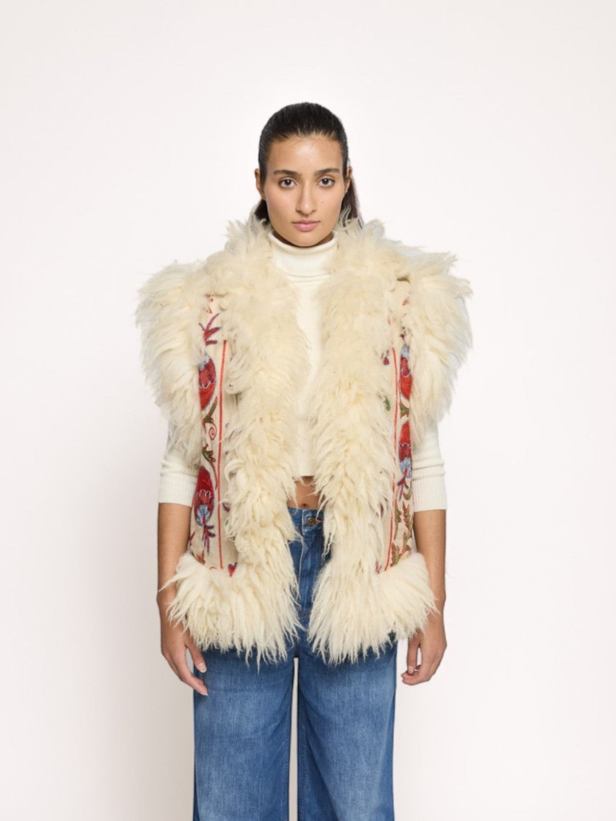 Aziz Waistcoat - M/L | Print/Ivory Aziz Waistcoat - M/L | Print/Ivory