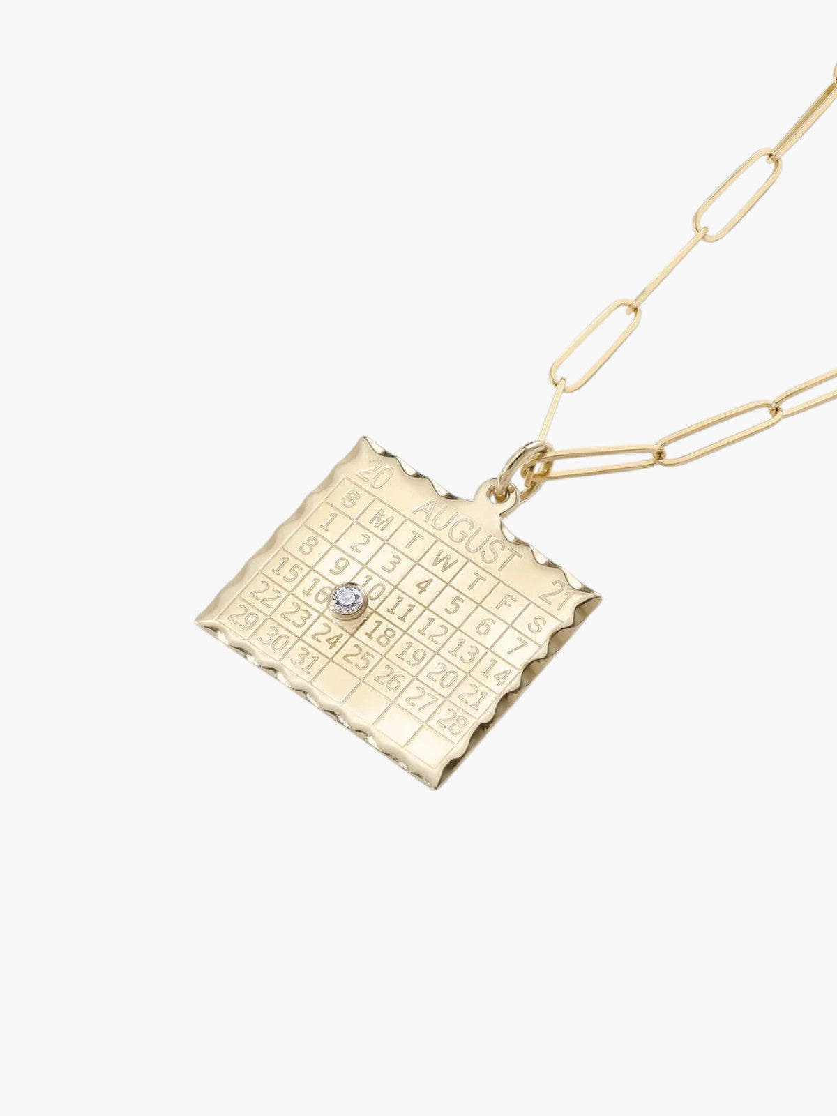 Double Sided 1960s Calendar Charm | Double Sided Double Sided 1960s Calendar Charm | Double Sided