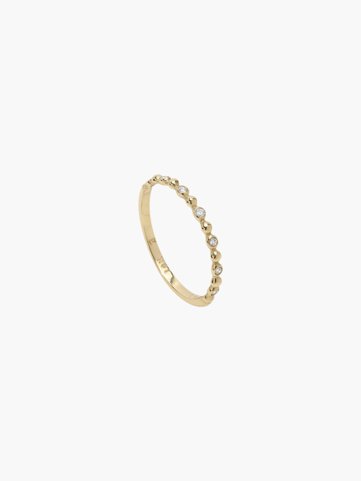 Dotted 7 Diamond Band Ring Dotted 7 Diamond Band Ring