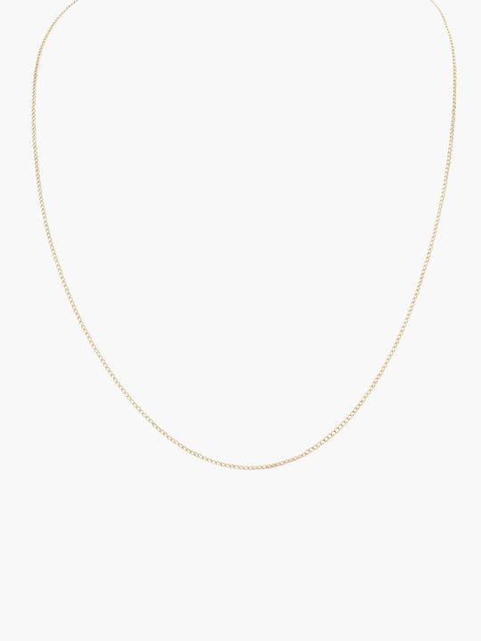 Fine Curb Chain Necklace