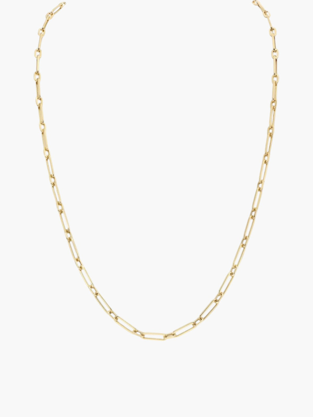 Maayan Paperclip Chain Necklace 20"