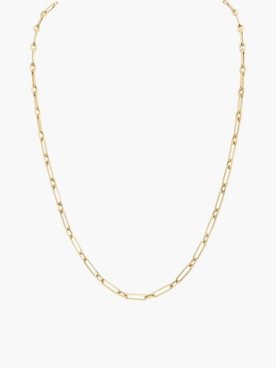 Maayan Paperclip Chain Necklace 20"