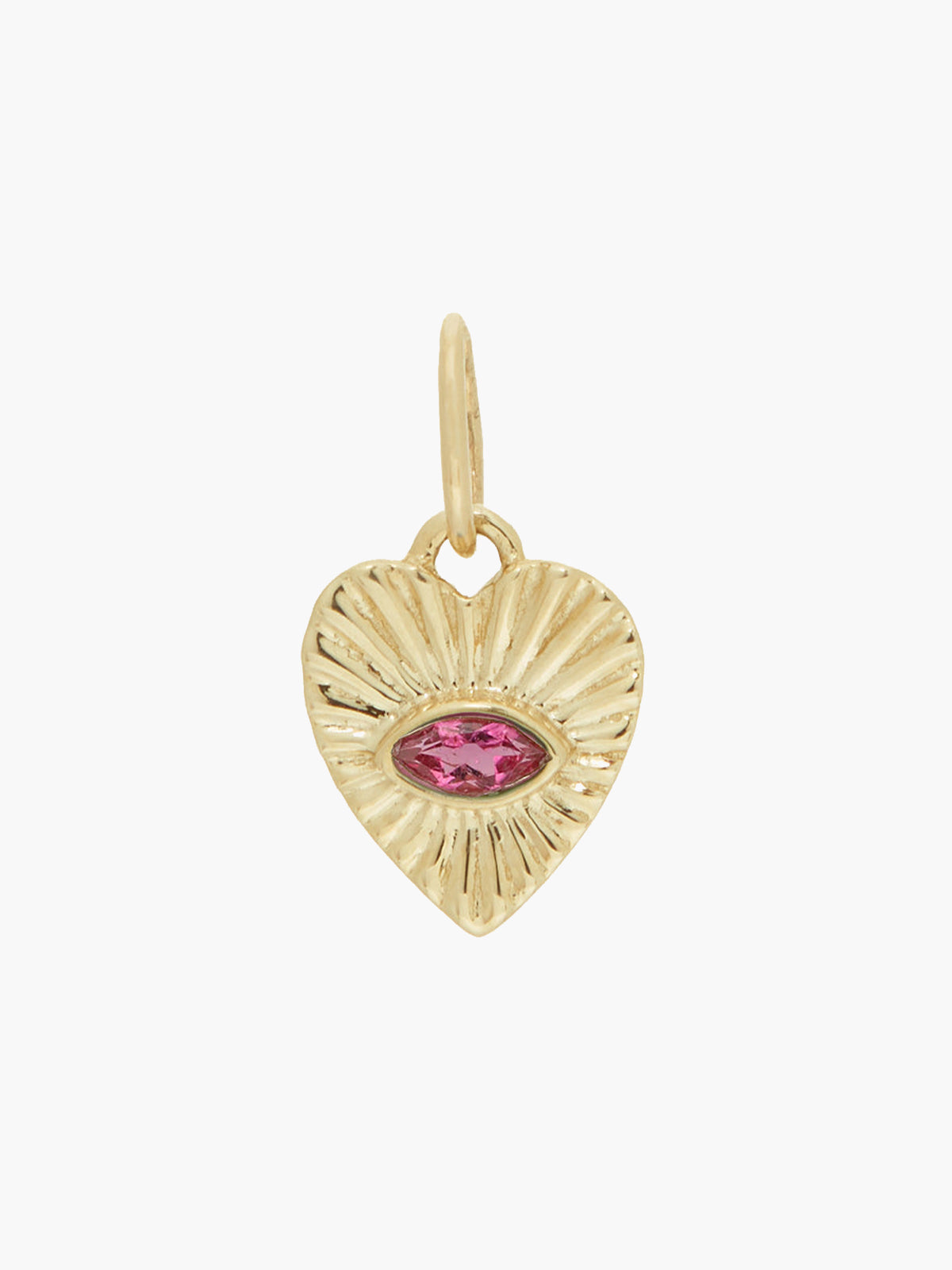 14K Gold Petite Pink Tourmaline Necklace