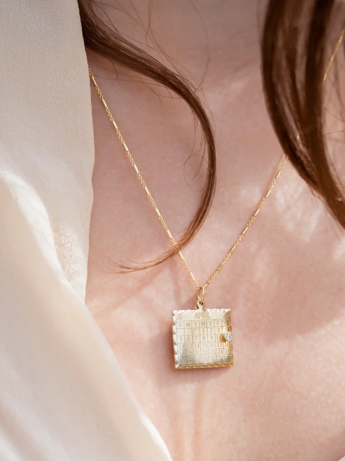 Octagon Tube Chain Necklace Octagon Tube Chain Necklace