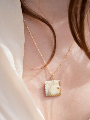 Octagon Tube Chain Necklace Octagon Tube Chain Necklace