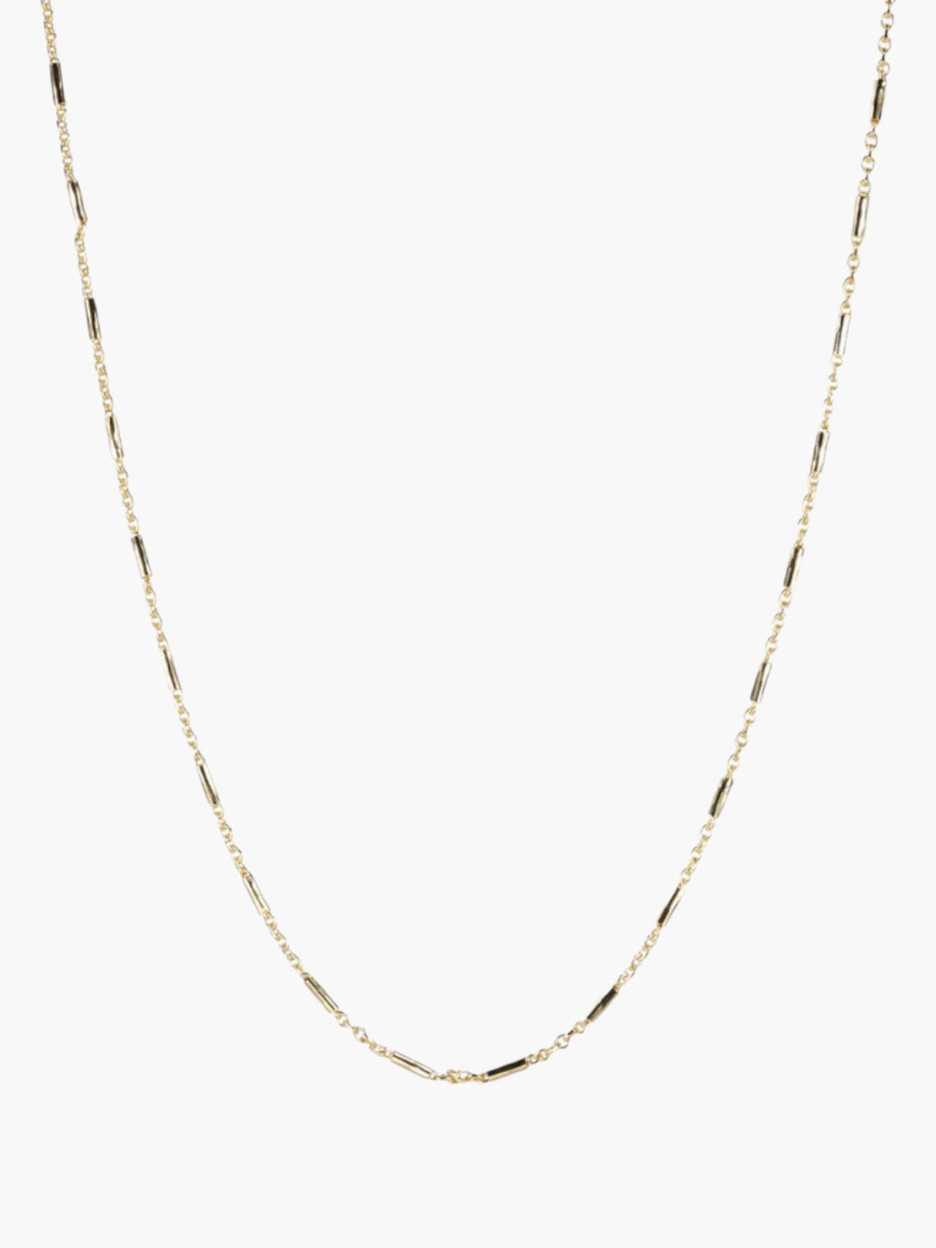 Octagon Tube Chain Necklace