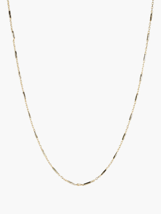 Octagon Tube Chain Necklace