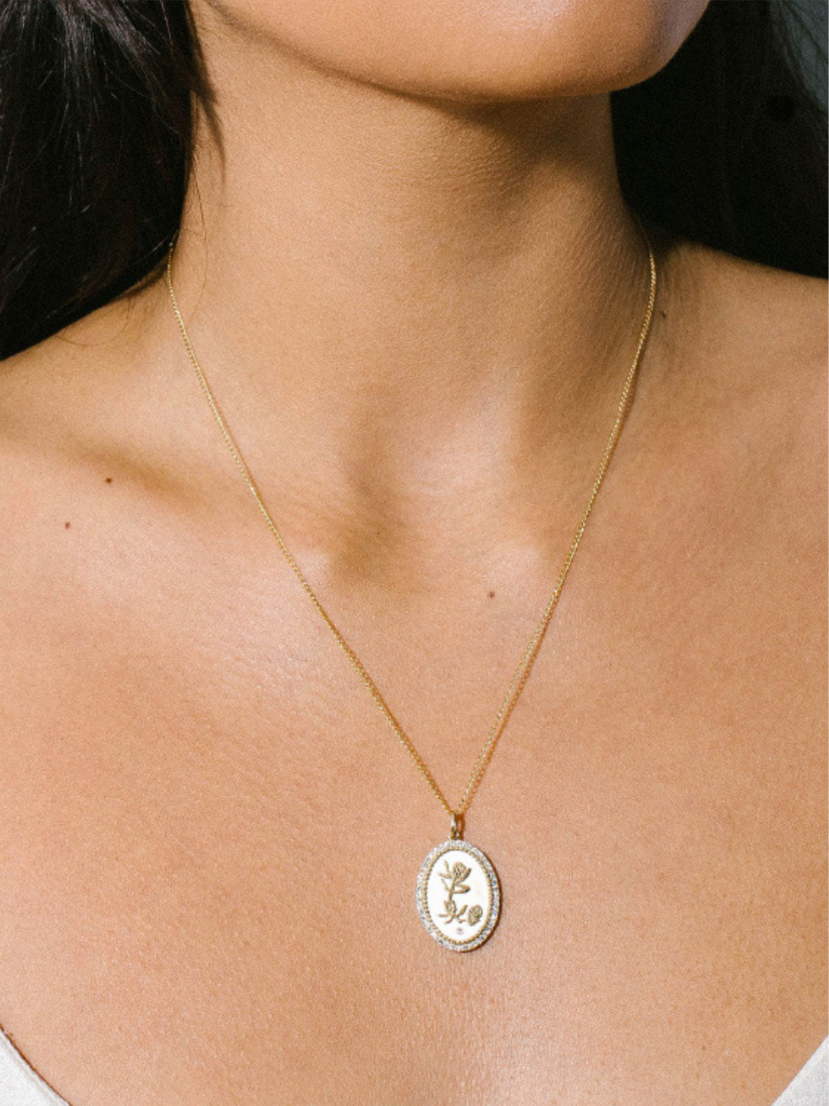 Protea Token Necklace