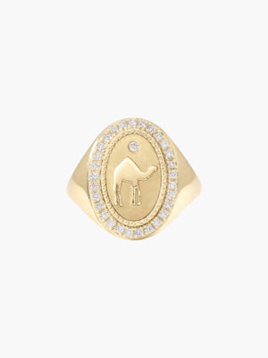 Signet Ring | Camel Signet Ring | Camel