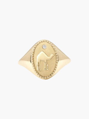 Signet Ring | Camel Signet Ring | Camel