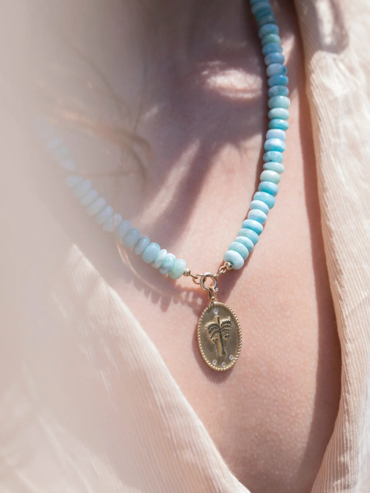 Token Necklace | Date Palm Token Necklace | Date Palm