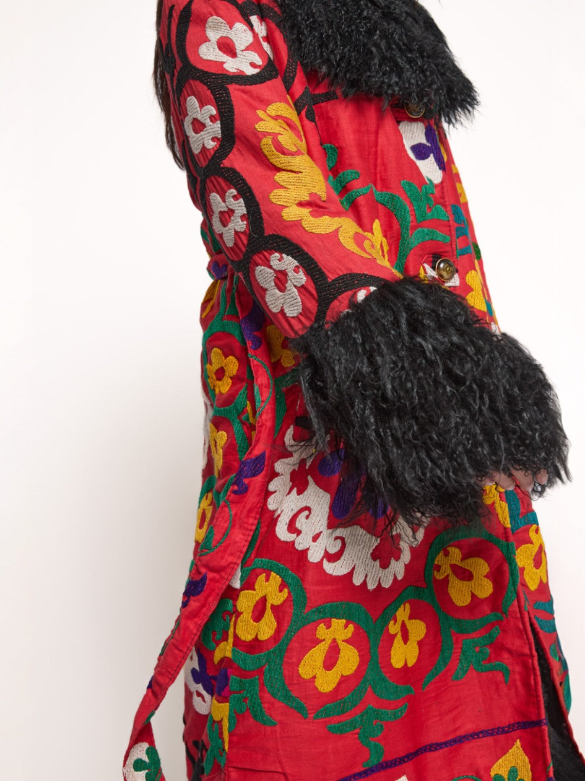 Aisara Wrap Coat - L | Multi/Pink Aisara Wrap Coat - L | Multi/Pink