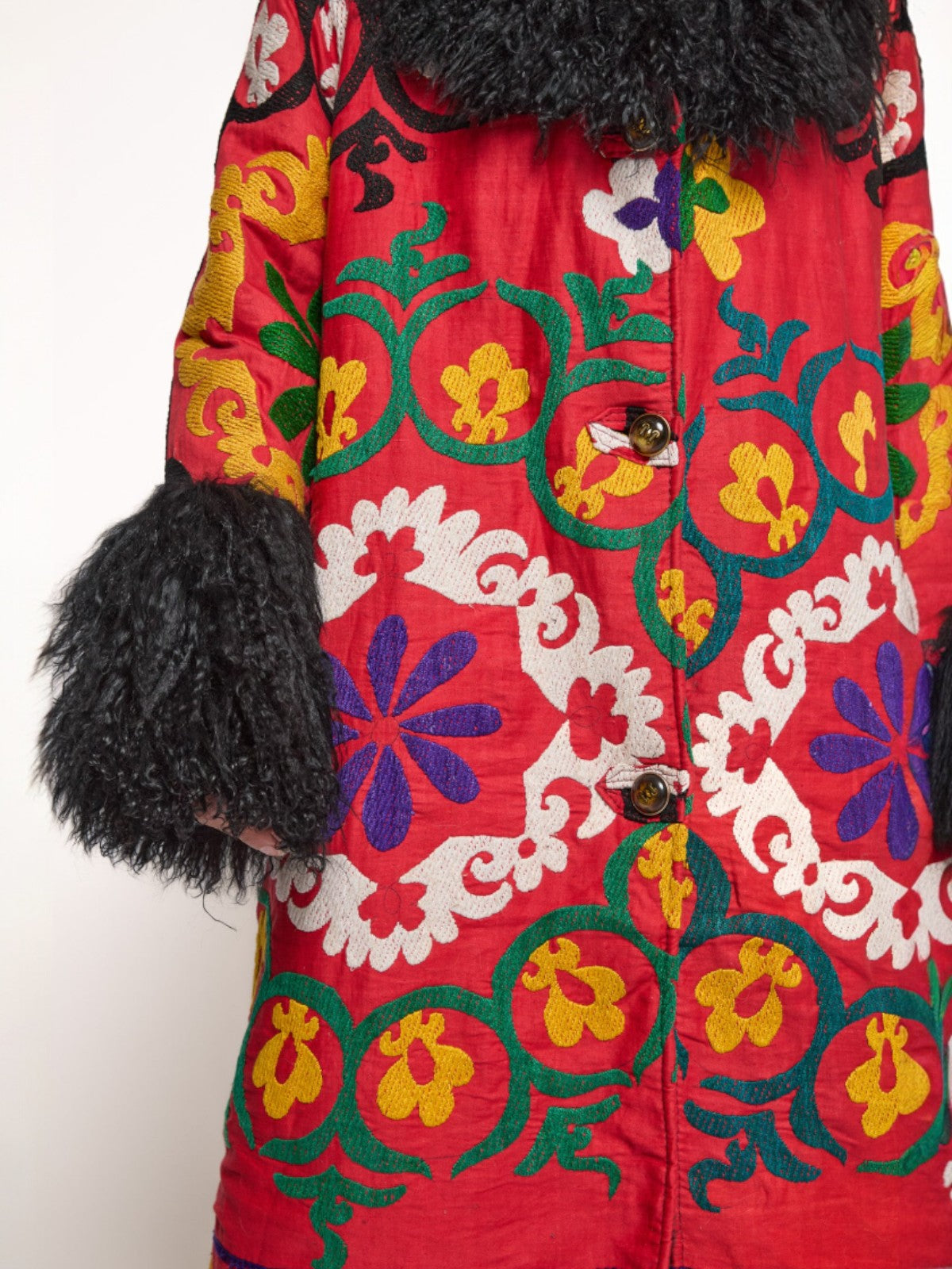 Aisara Wrap Coat - L | Multi/Pink Aisara Wrap Coat - L | Multi/Pink