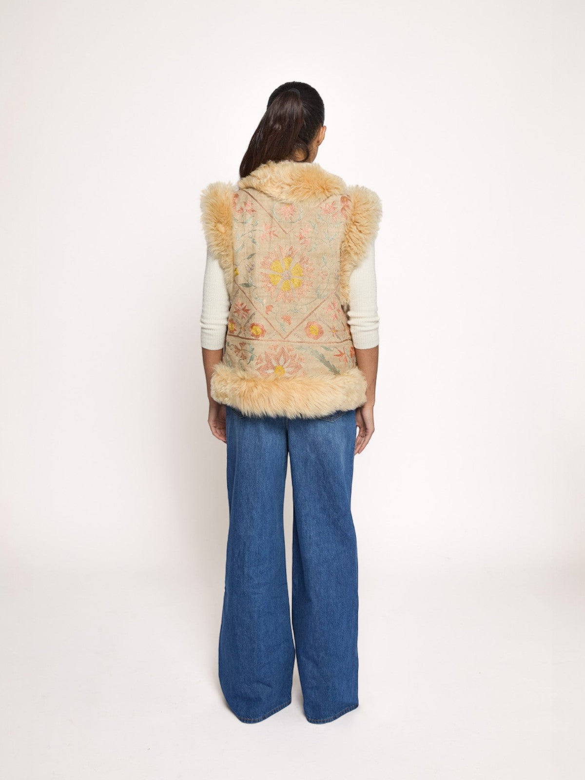 Aziz Waistcoat - M | Print/Ivory Aziz Waistcoat - M | Print/Ivory