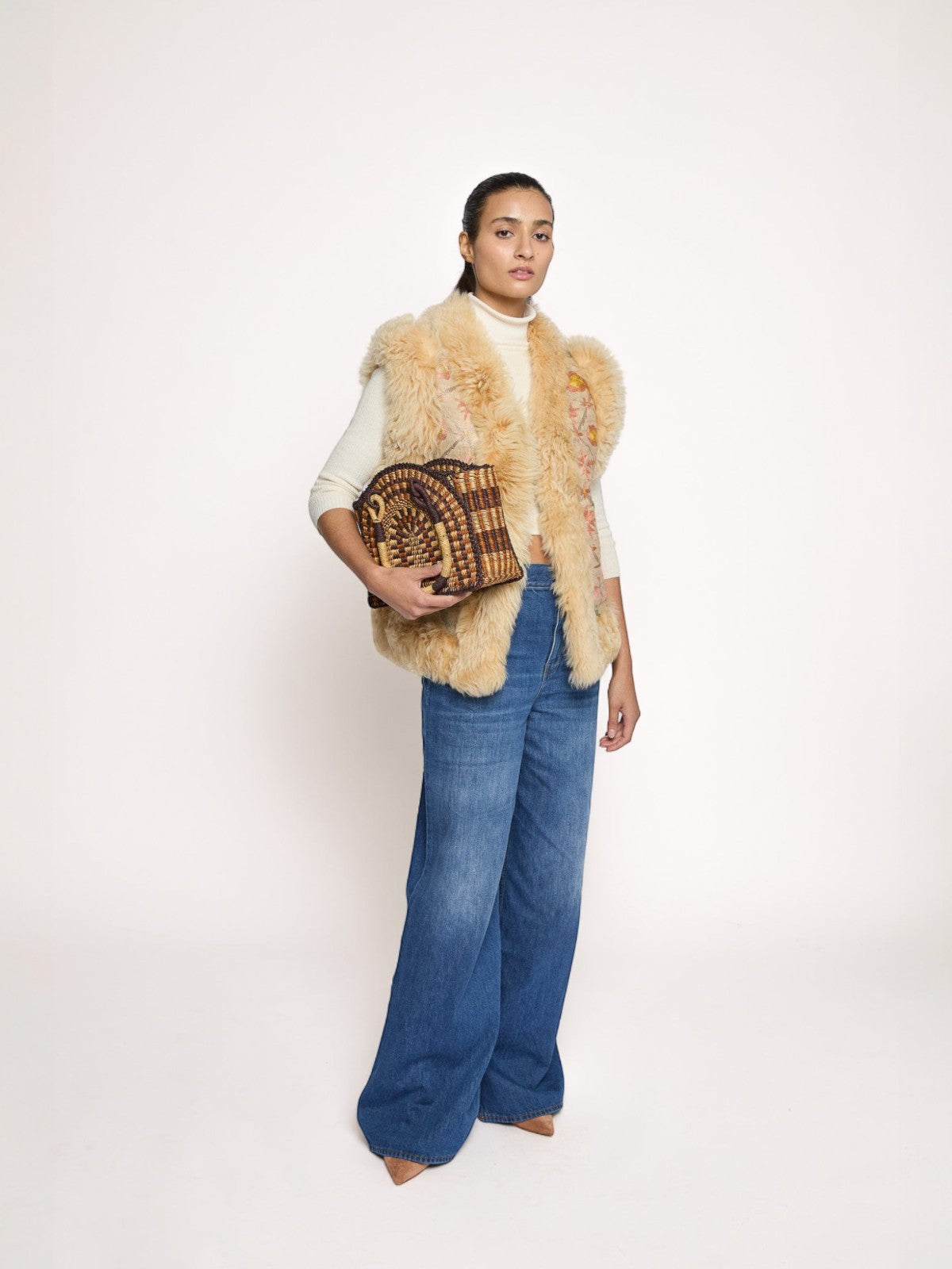 Aziz Waistcoat - M | Print/Ivory Aziz Waistcoat - M | Print/Ivory