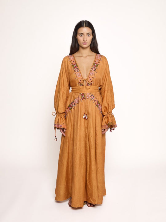 Banjara Maxi Dress | Gold