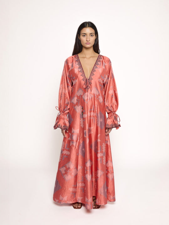 Chandana Dress | Peach