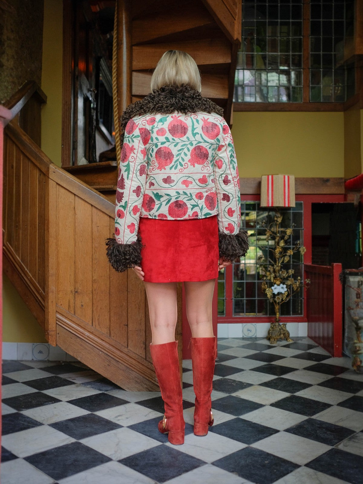 Madina Coat - XS | Pink/Brown Madina Coat - XS | Pink/Brown