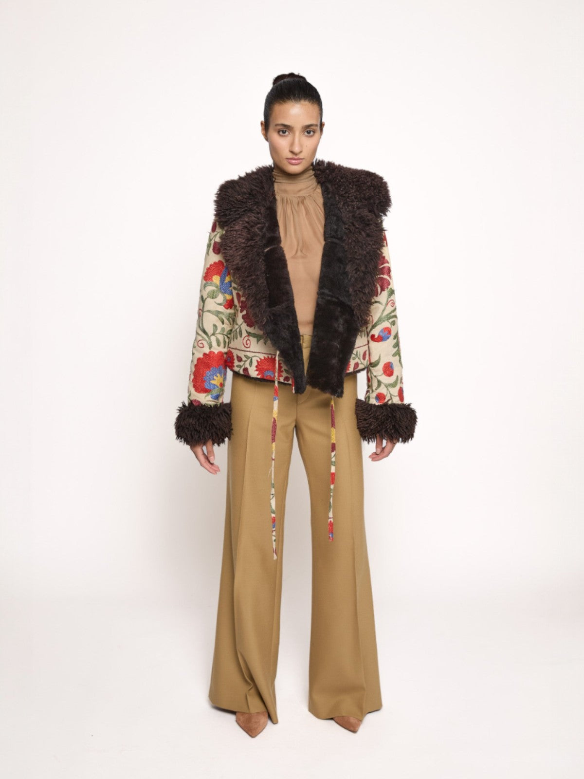 Madina Coat - M | Print/Brown Madina Coat - M | Print/Brown