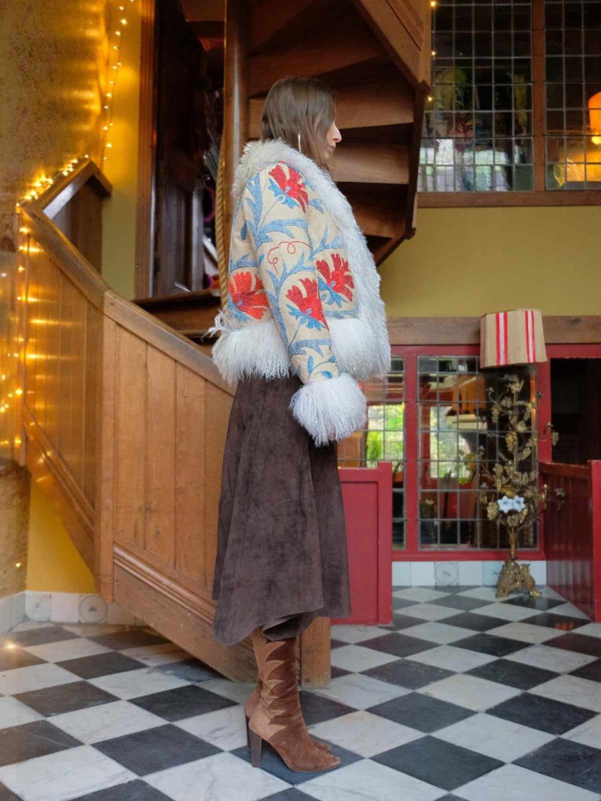 Zebay Coat - XS | Blue/Red/White Zebay Coat - XS | Blue/Red/White