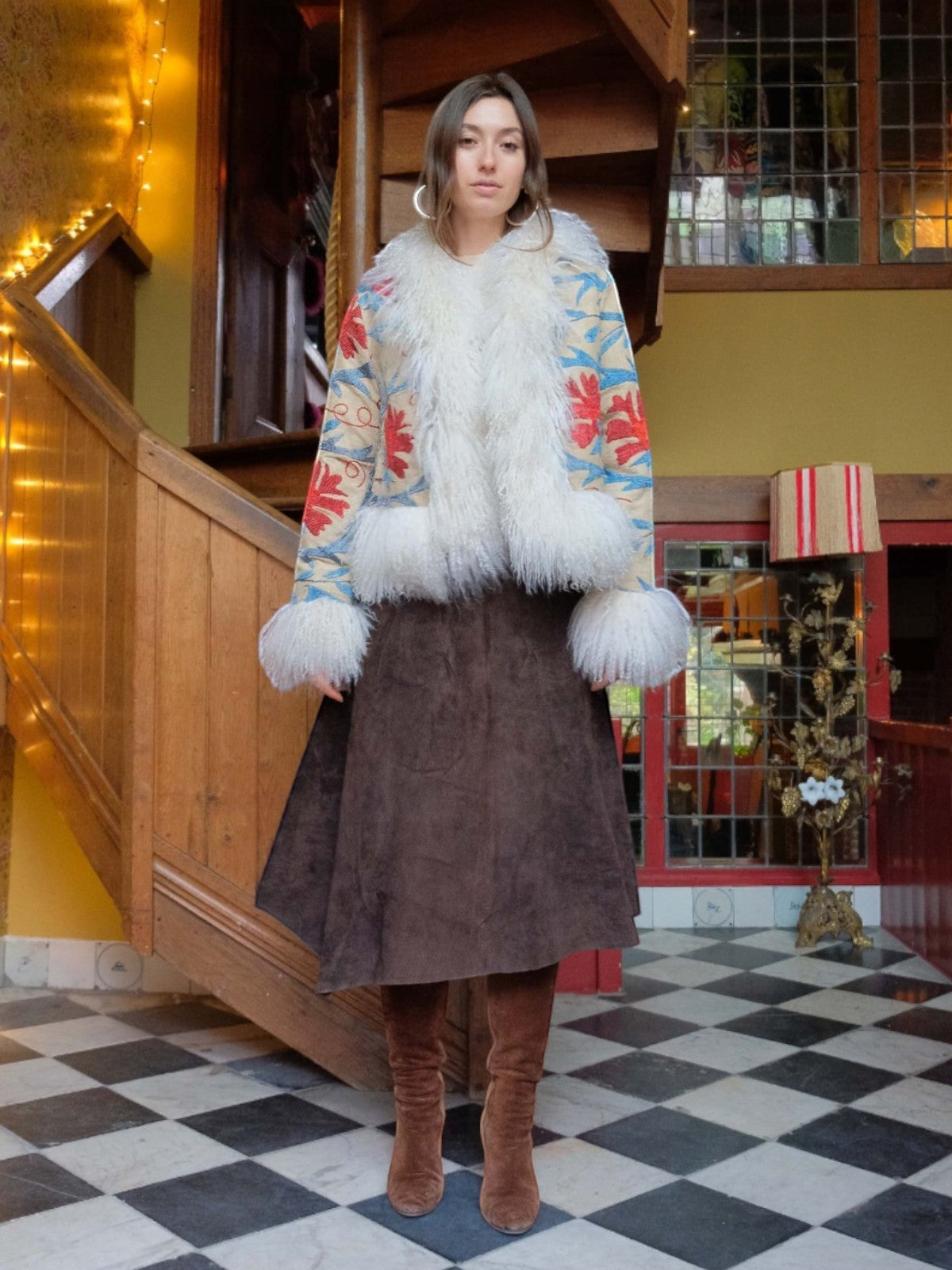 Zebay Coat - XS | Blue/Red/White Zebay Coat - XS | Blue/Red/White