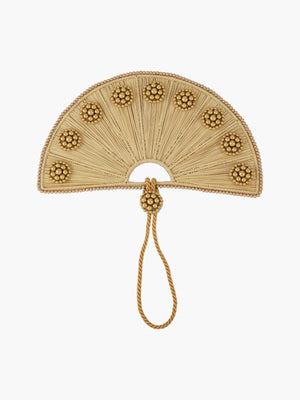 Halo Iraca Fan | Gold Halo Iraca Fan | Gold