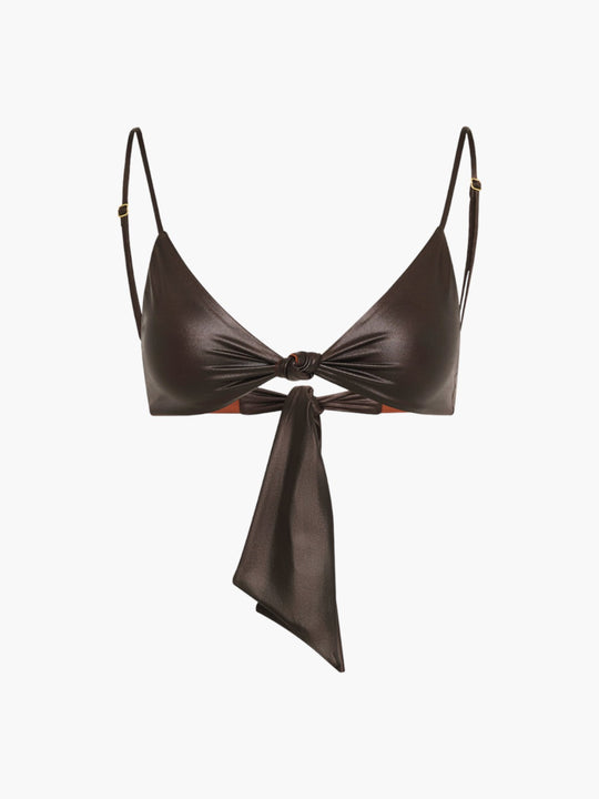 Pacifico Top | Chocolate/Terra Cotta