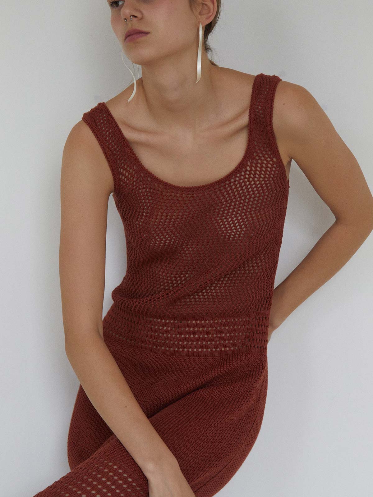Laguna Midi Dress | Brown Laguna Midi Dress | Brown