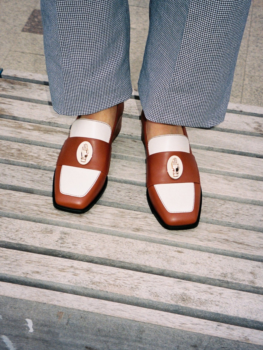 Nono Loafers | Bicolor Cognac