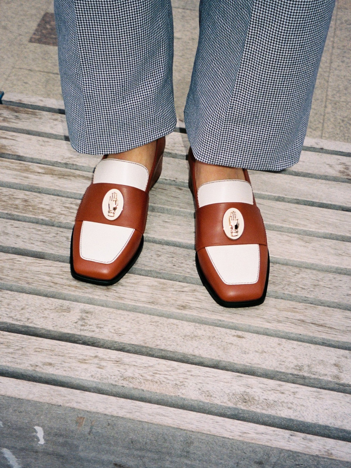 Nono Loafers | Bicolor Cognac