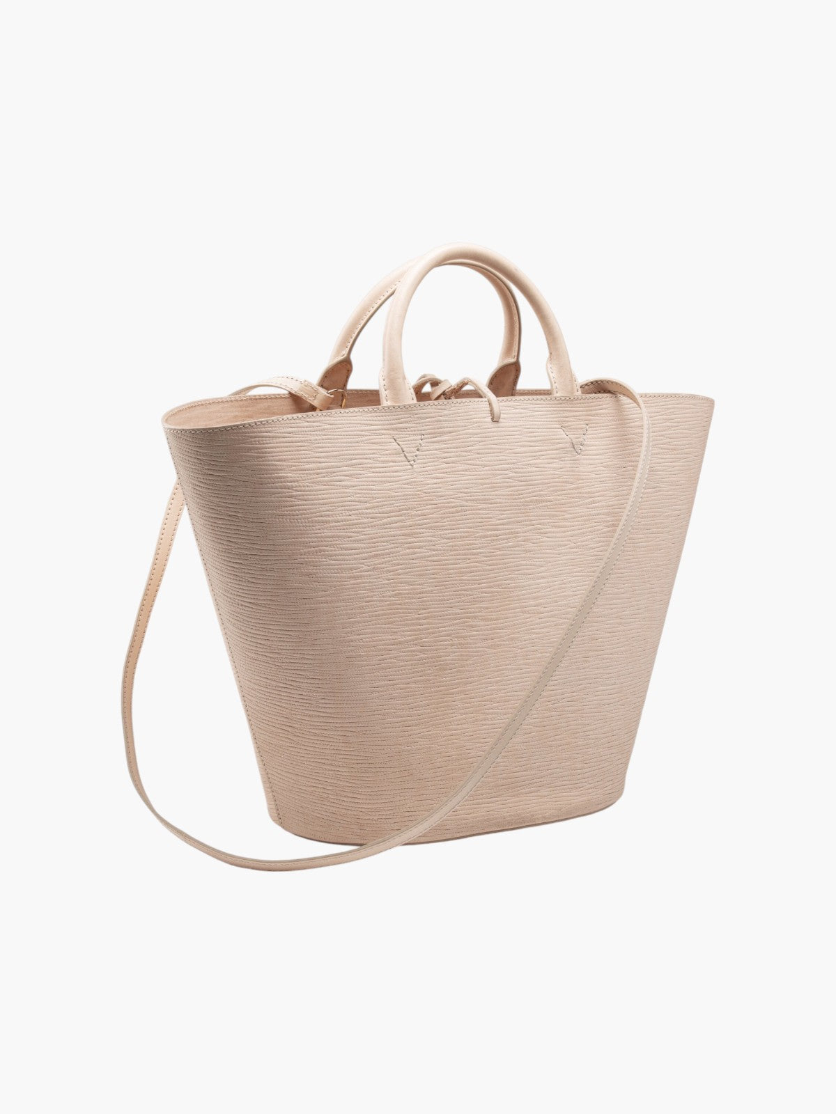 Large Cesta Basket Bag | Natural Embossed Large Cesta Basket Bag | Natural Embossed